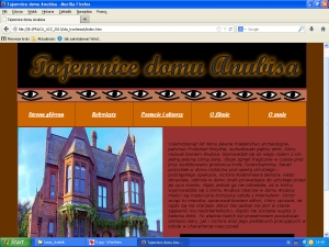 Strona WWW - Tajemnice domu Anubisa